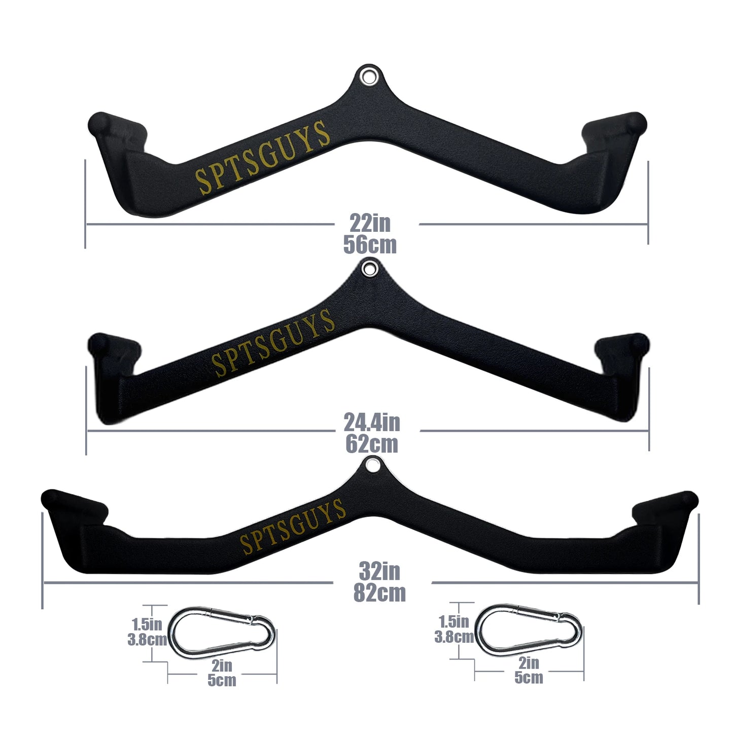 MARSAFIT Lat Pulldown Bar For Cable Pulley System Back Tricep