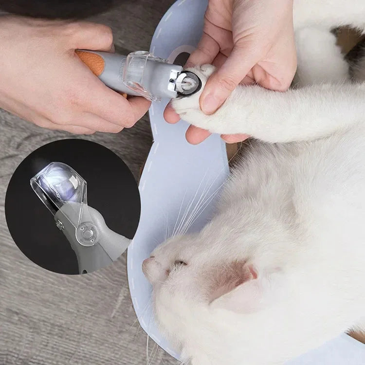 Pet Nail Clippers With LED Light For Dogs And Cats