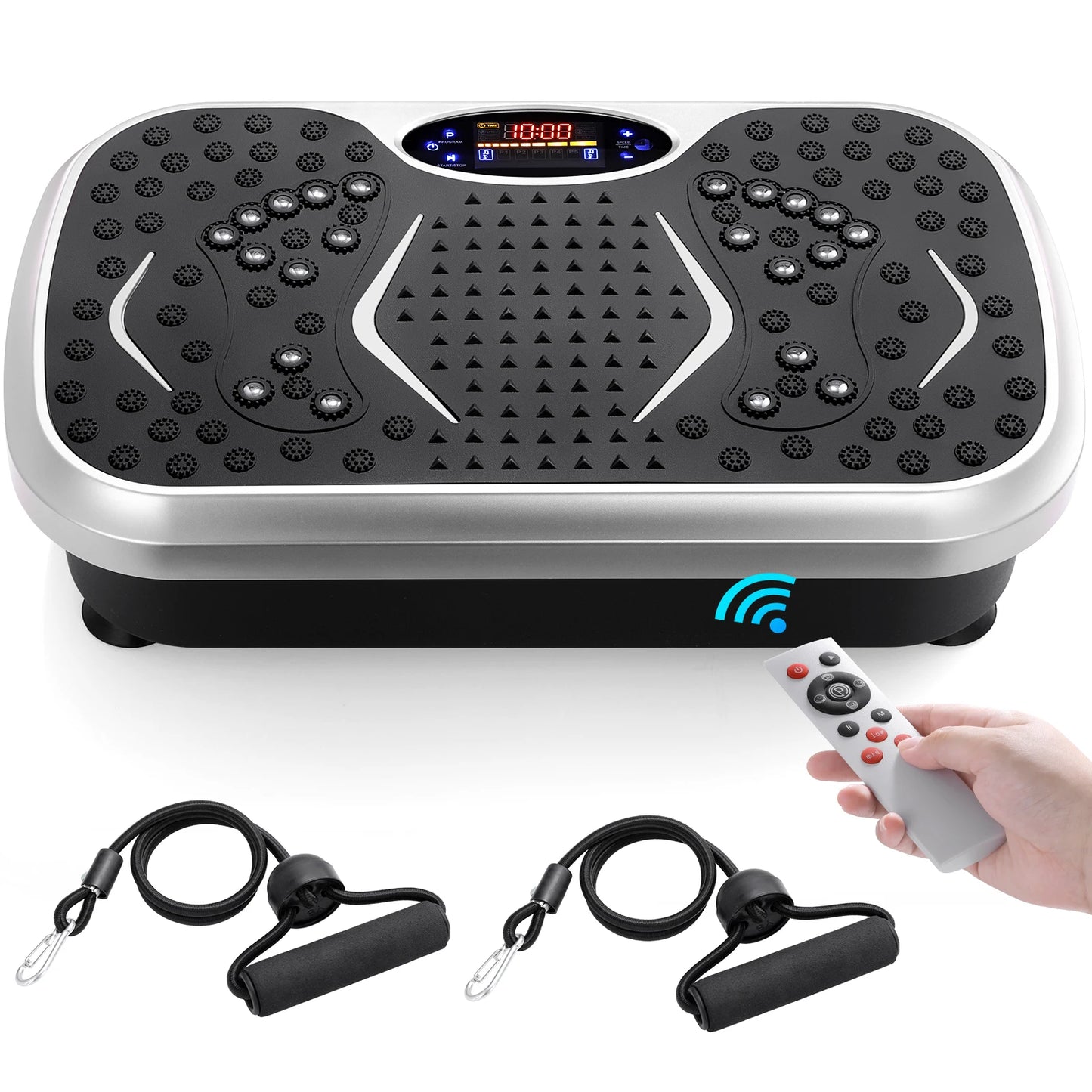Homfa Vibration Plate Exercise Machine Whole Body Workout