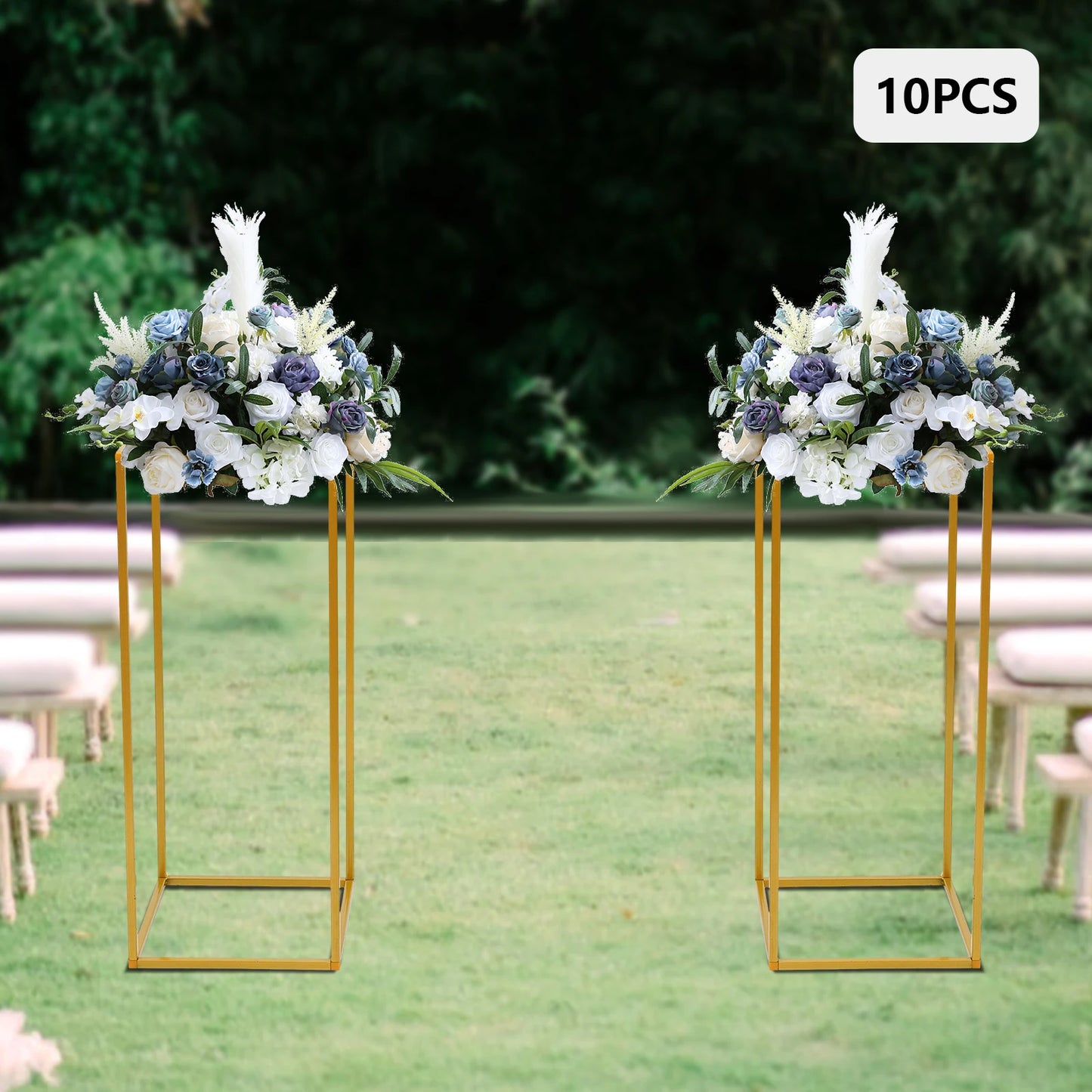 Metal Flower Rack Set For Elegant Weddings And Events