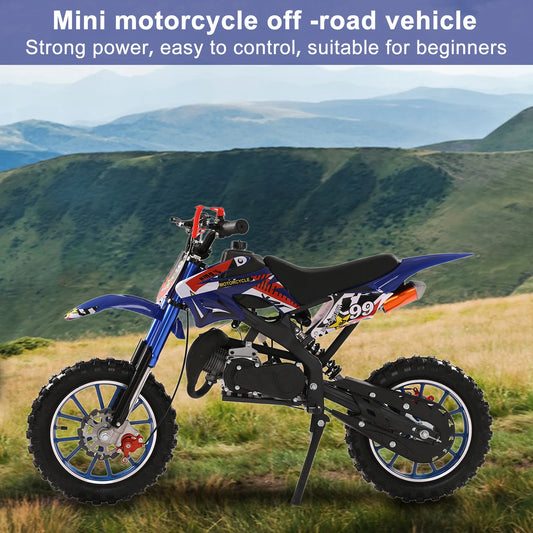 49cc 2 Stroke Dirt Bike Motocross Off Road Mini Motorcycle With Disc Brakes