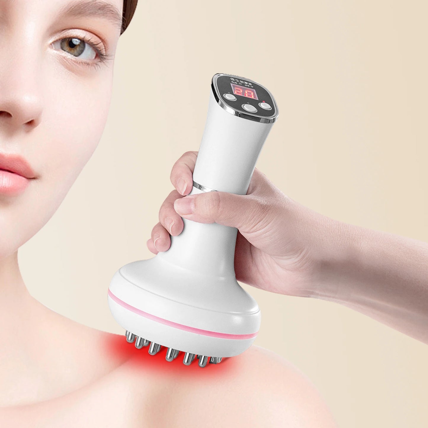 Meridian Massager For Neck Shoulders Back Legs Abdomen Scraping Tool
