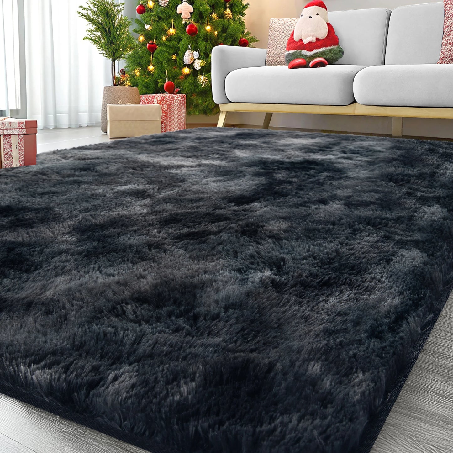 Ultra Soft Puffy Rug For Bedroom And Living Room Decor