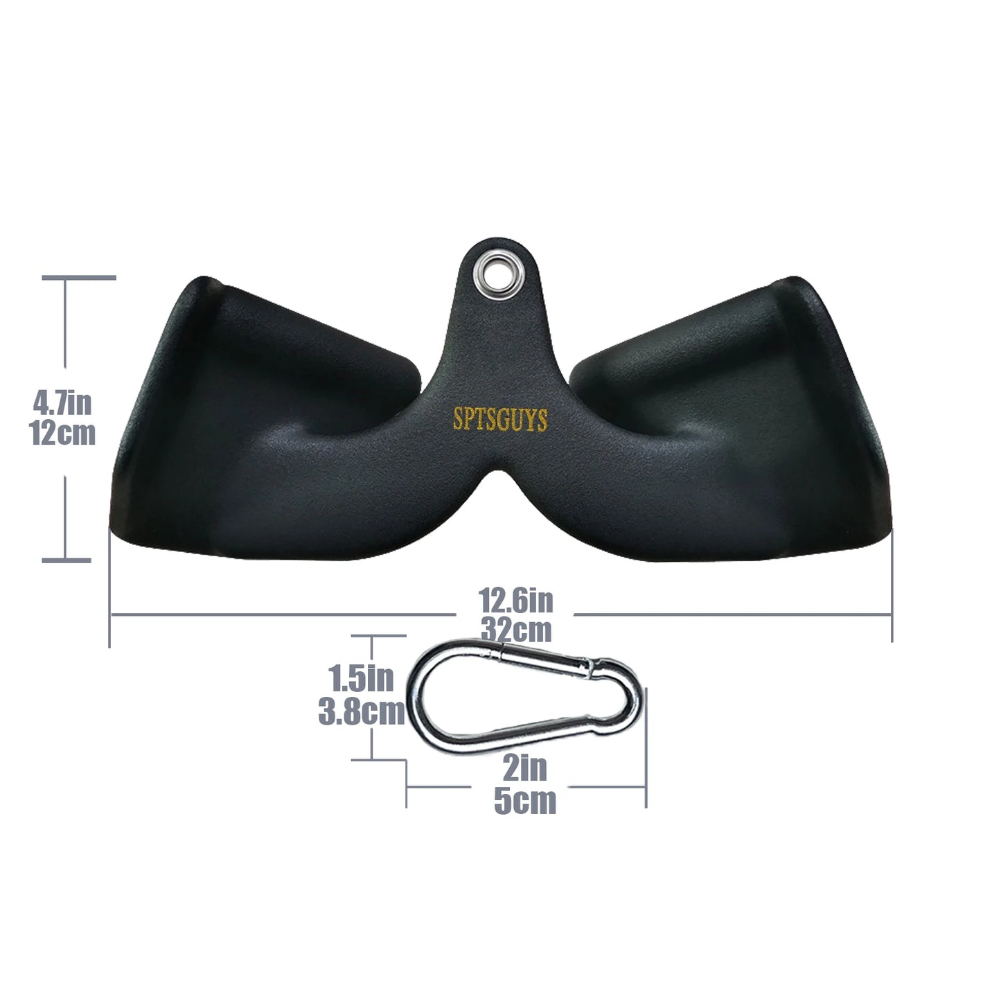 MARSAFIT Lat Pulldown Bar For Cable Pulley System Back Tricep
