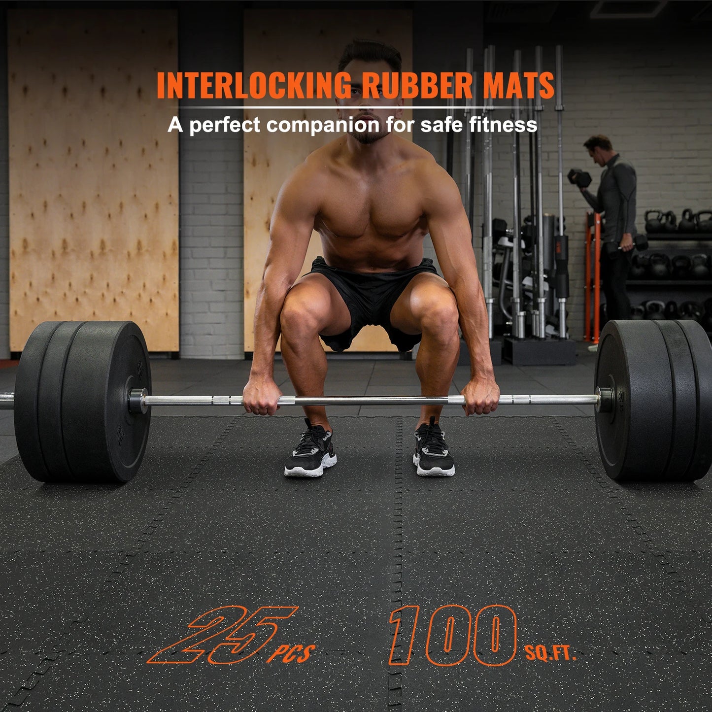 SucceBuy Interlocking Gym Floor Mats EVA Foam Rubber Waterproof