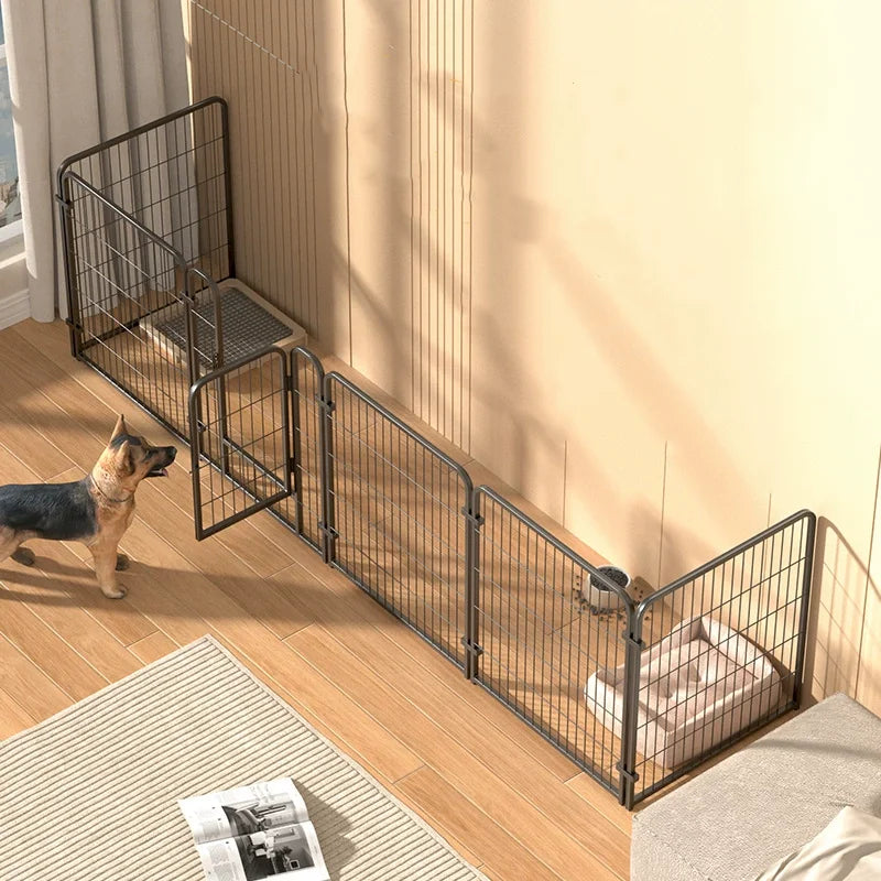 Foldable Four To Six Panels Dog Fence Playpen Heavy Duty Pet Cage