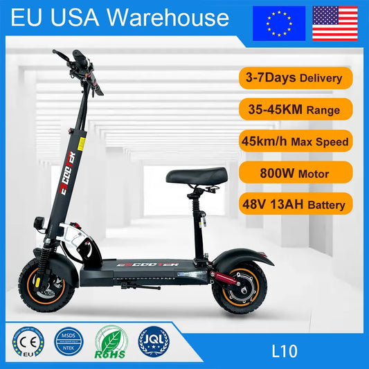 Emanba 800W Electric Scooter 48V Folding Long Range Adults