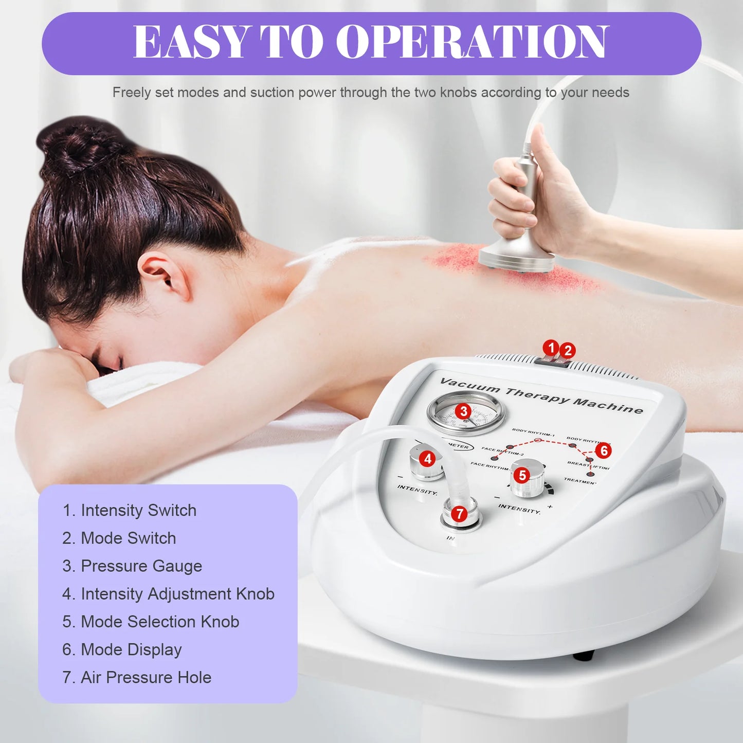 Vacuum Therapy Massage Machine For Body Shaping And Lifting