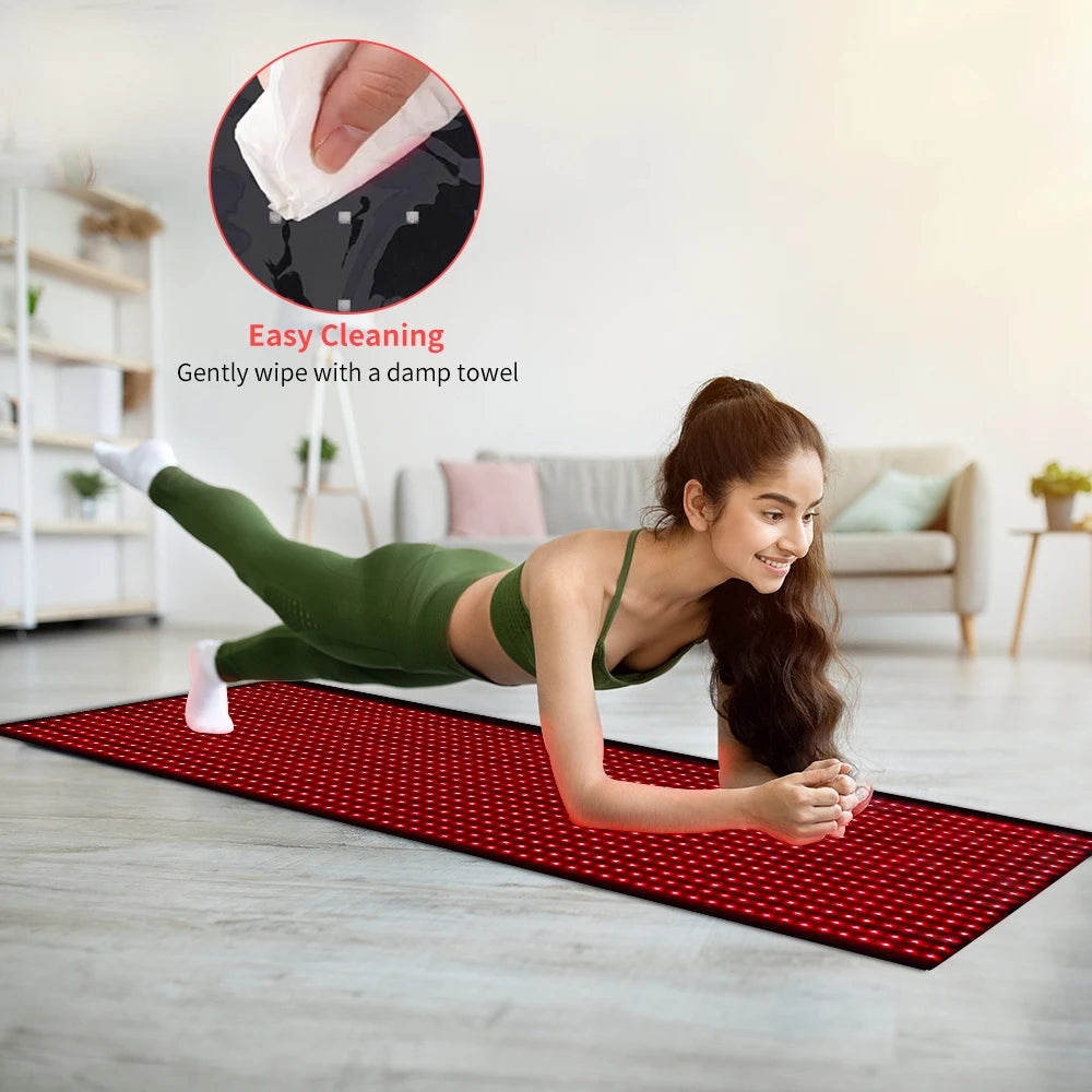Full Body Red Light Therapy Mat Infrared LED Wellness Blanket