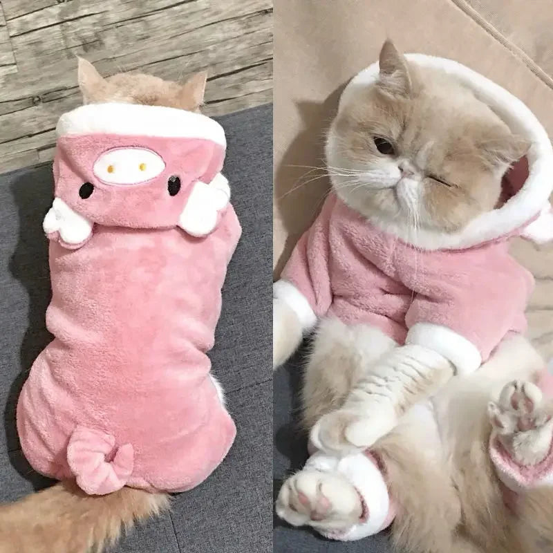 Soft Fleece Dog Jumpsuit For Small Dogs And Puppies
