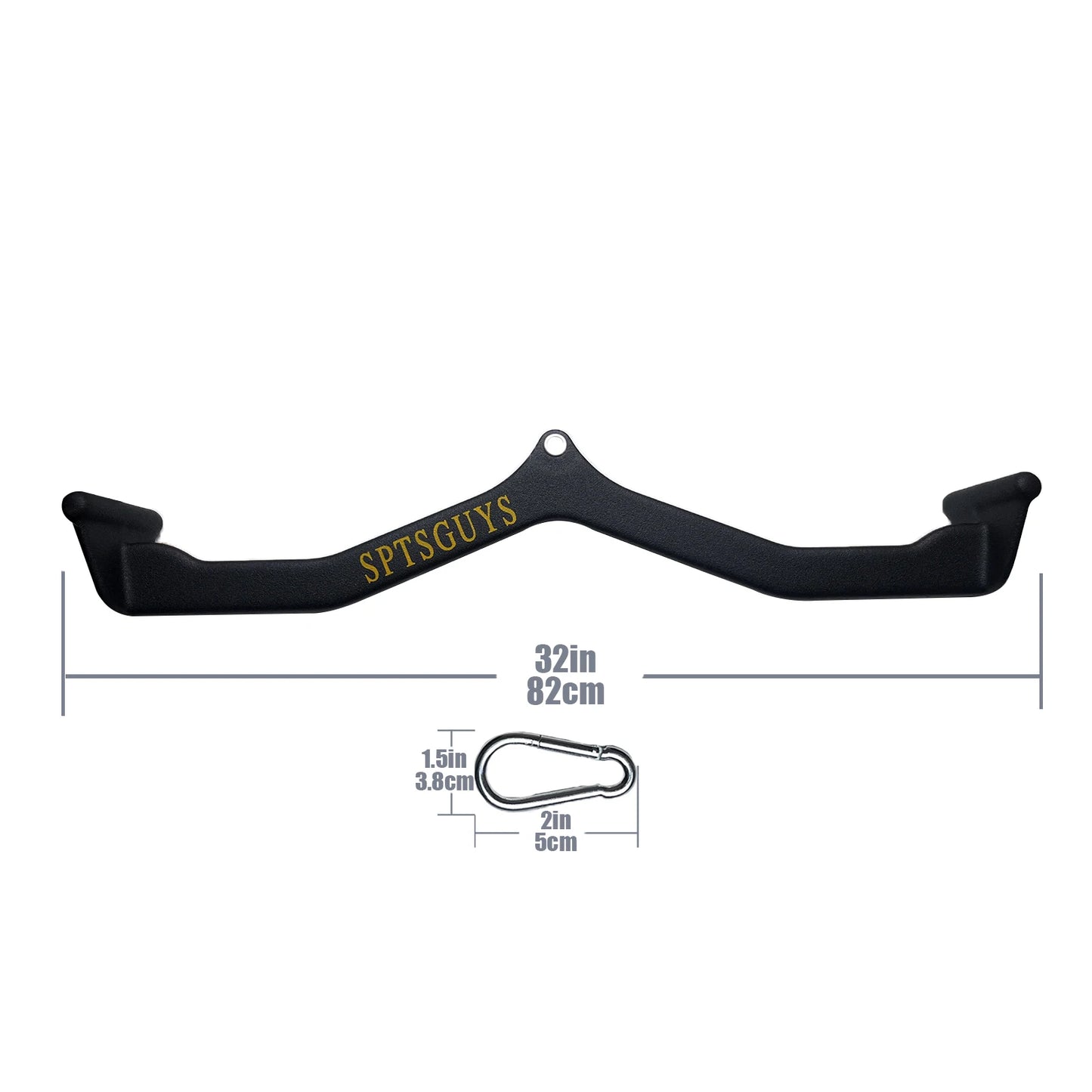 MARSAFIT Lat Pulldown Bar For Cable Pulley System Back Tricep
