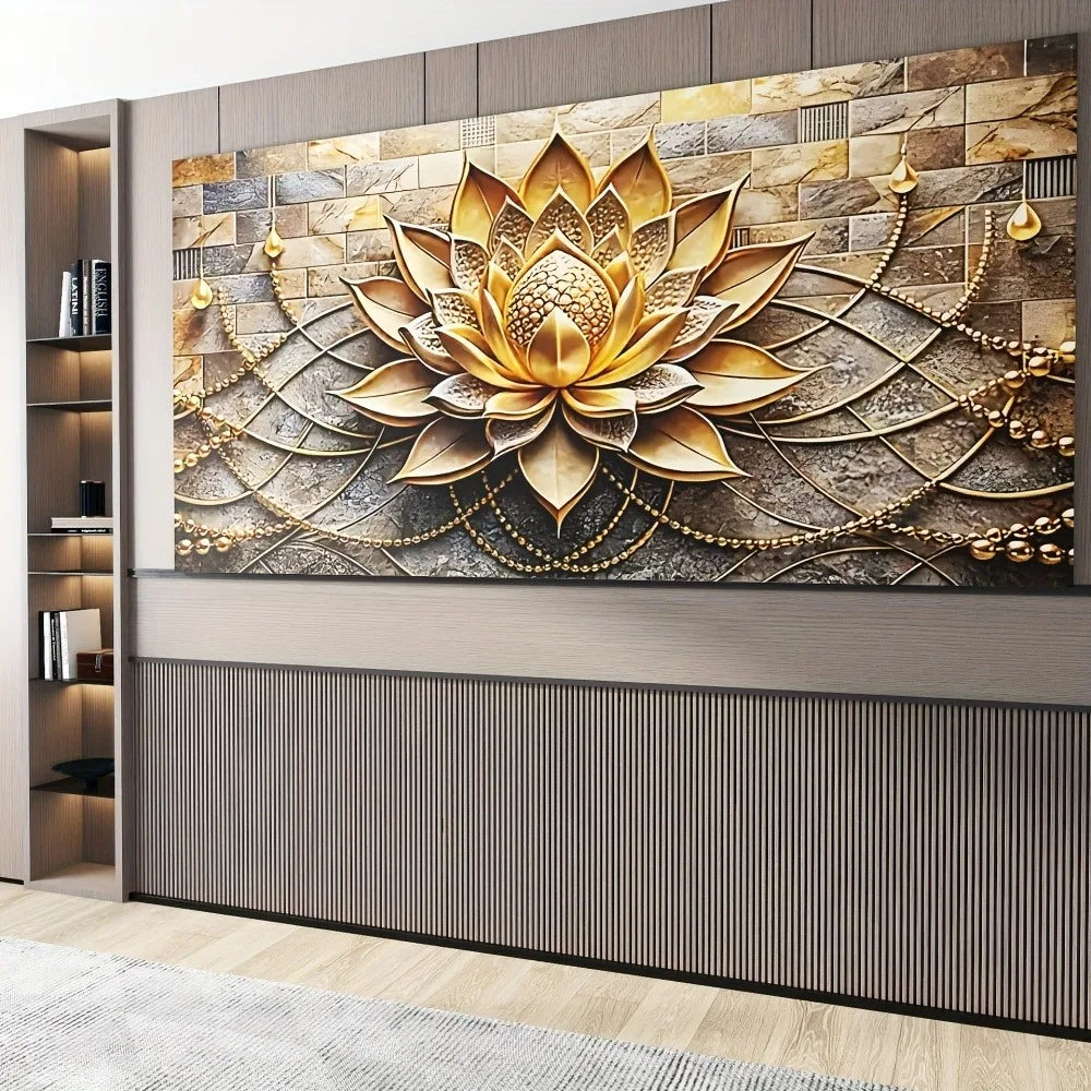 Modern Abstract Floral Canvas Art For Home Interior Decor