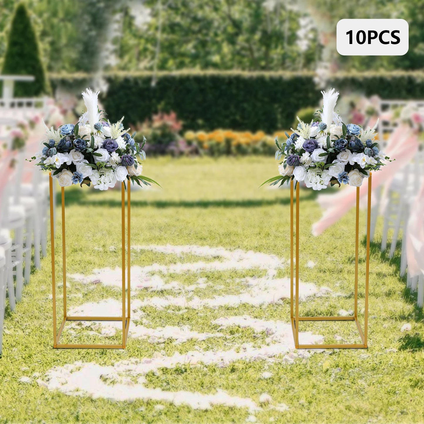 Metal Flower Rack Set For Elegant Weddings And Events
