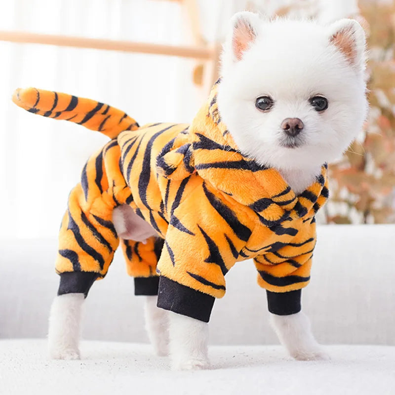 Soft Fleece Dog Jumpsuit For Small Dogs And Puppies