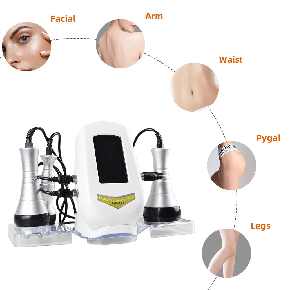 MISSHEART 3in1 Beauty Body Slimming Massager Cavitation Device
