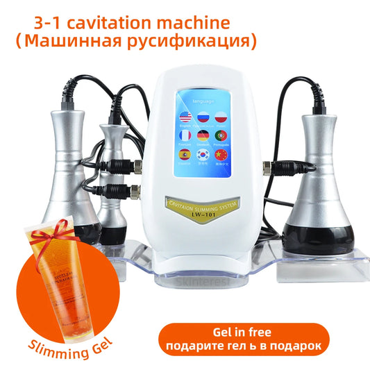 MISSHEART 3in1 Beauty Body Slimming Massager Cavitation Device