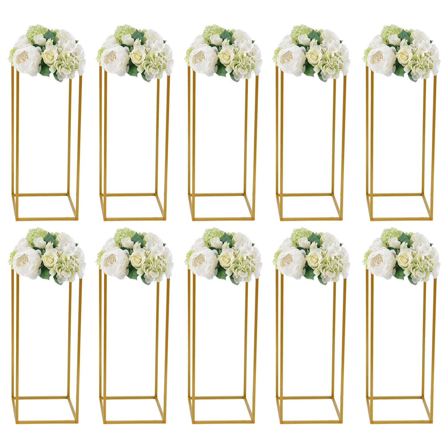 Metal Flower Rack Set For Elegant Weddings And Events