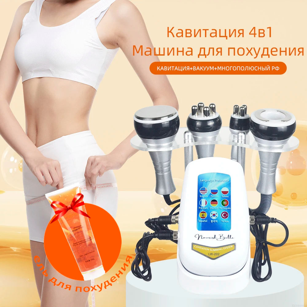 Missheart 4 In 140K Cavitation Ultrasonic Body Slimming Machine