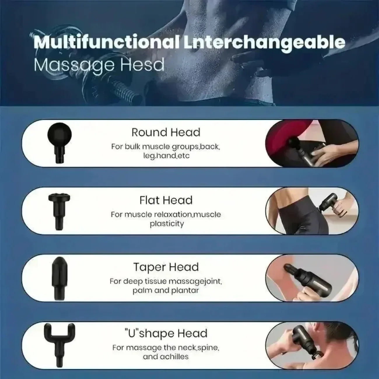 Diamri Mini USB Massage Gun Portable Fascia Relaxer for Neck