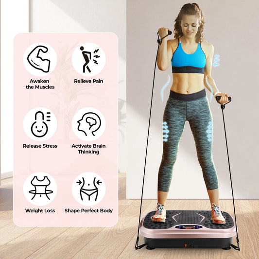 Homfa Vibration Plate Exercise Machine Whole Body Workout