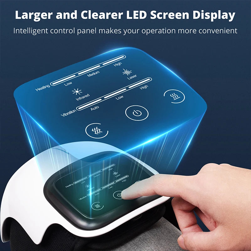 Medcursor Electric Heating Knee Massager Wireless Heated Pad With Vibration