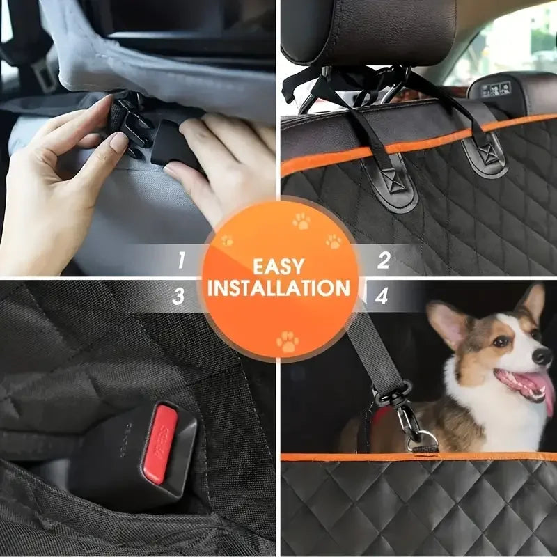 Waterproof Dog Car Seat Cover Hammock Nonslip Durable Back Seat