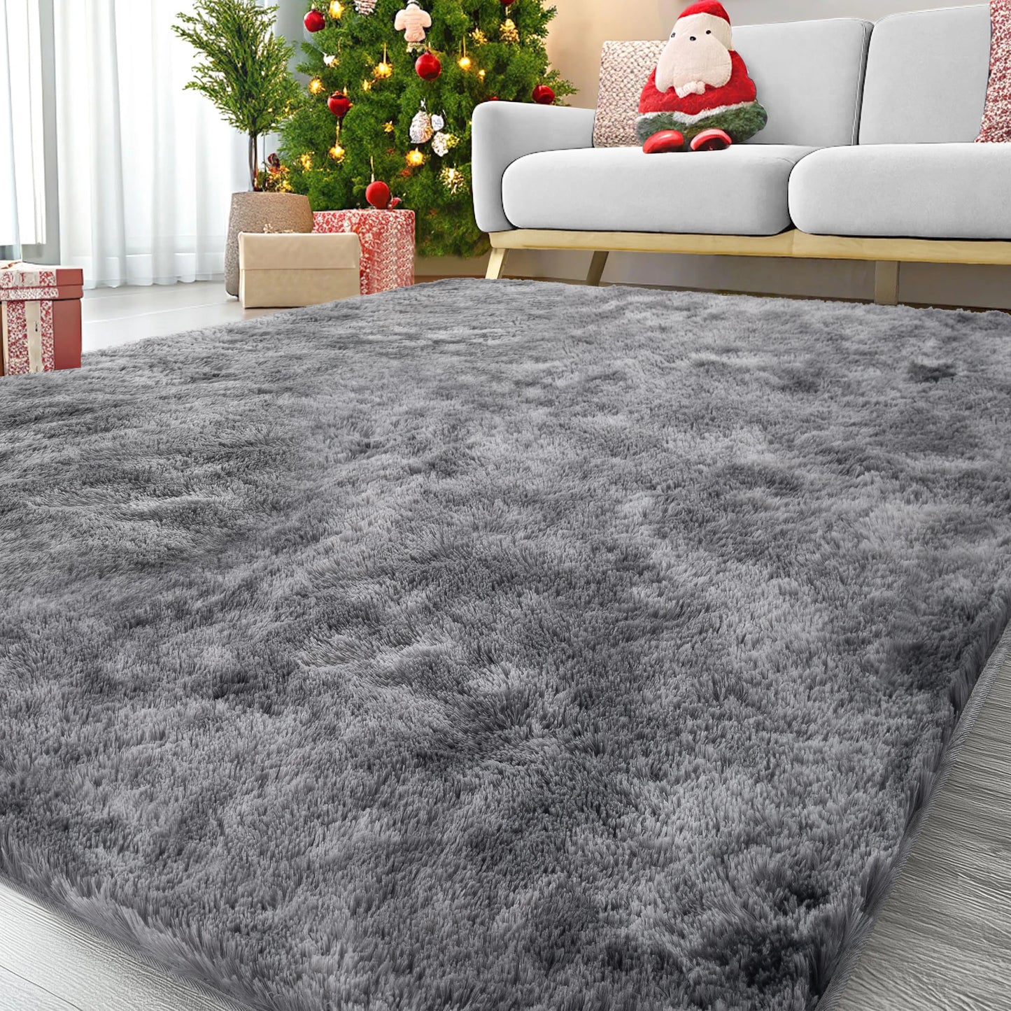 Ultra Soft Puffy Rug For Bedroom And Living Room Decor