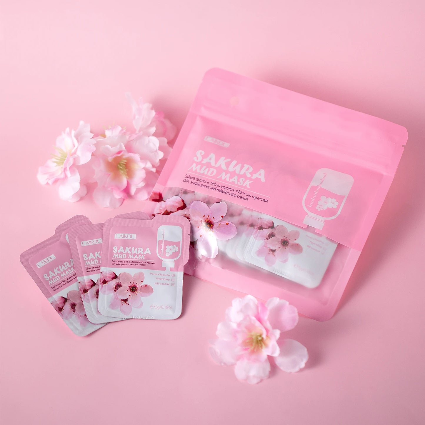 LAIKOU Sakura Skincare Set Moisturizing Anti Aging Kit