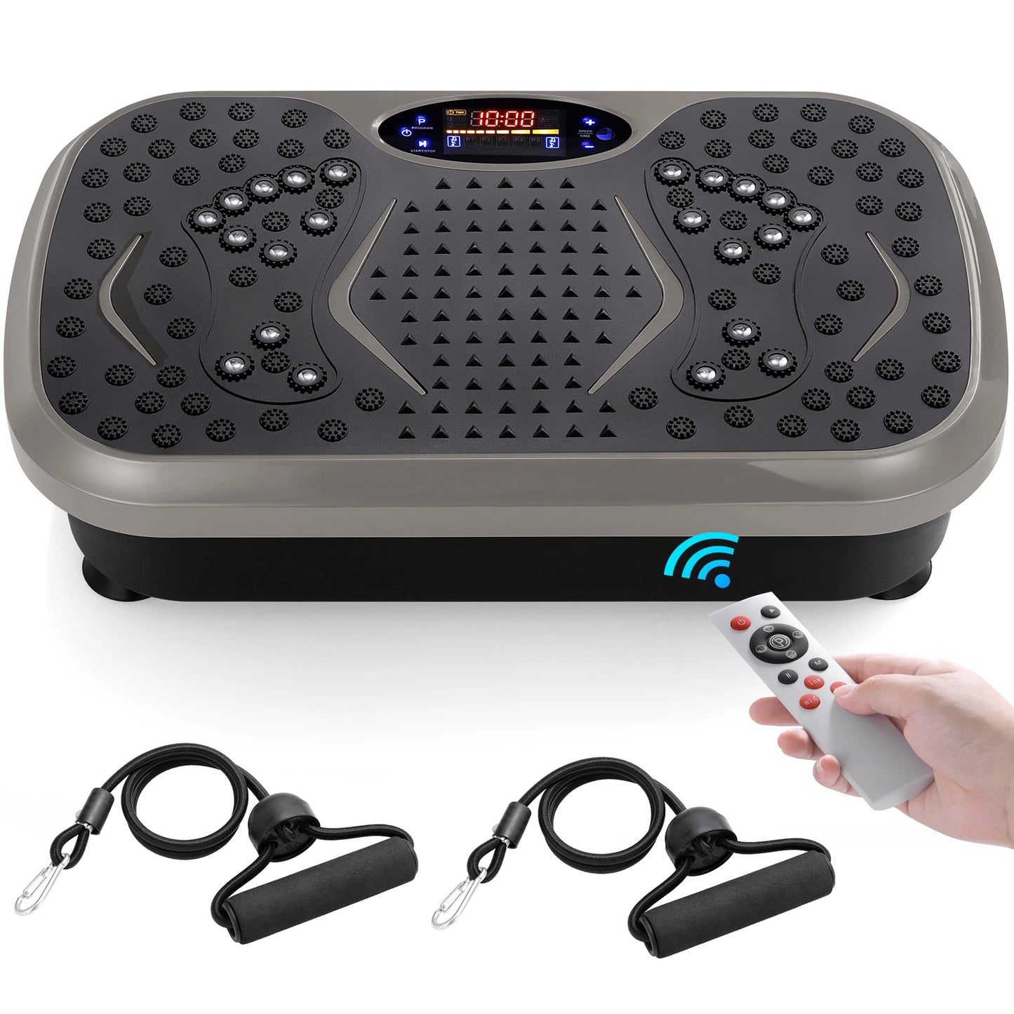 Homfa Vibration Plate Exercise Machine Whole Body Workout