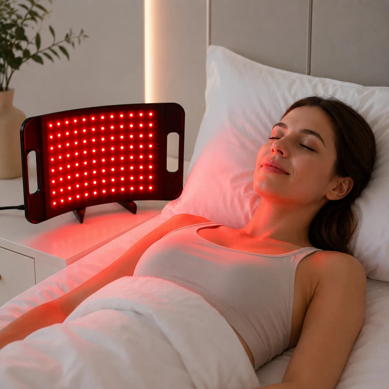 Near Infrared Light Therapy Panel For Face And Body Stand