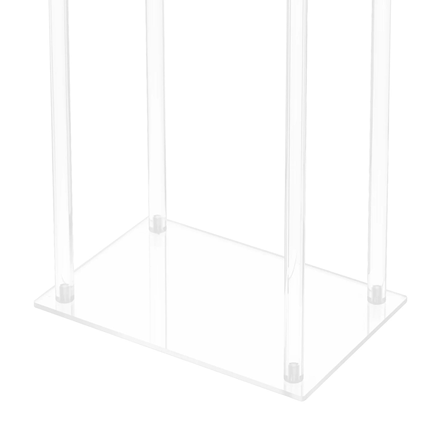 Bymaocar Crystal Flower Stand for Wedding Centerpieces and Displays