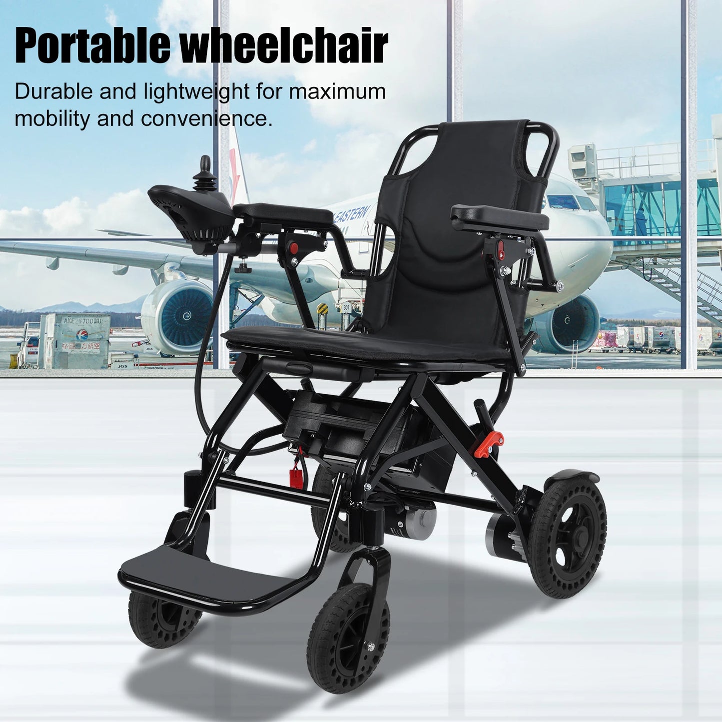 Lightweight Electric Wheelchair Portable 500W For Adults