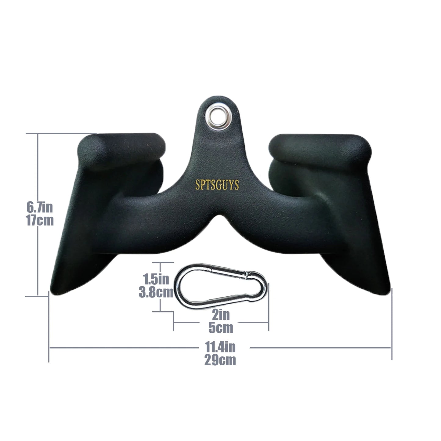 MARSAFIT Lat Pulldown Bar For Cable Pulley System Back Tricep