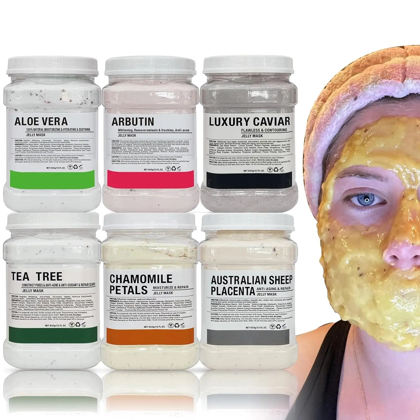 YMEYFAN Jelly Mask Powder Professional Facial Skin Care Masks