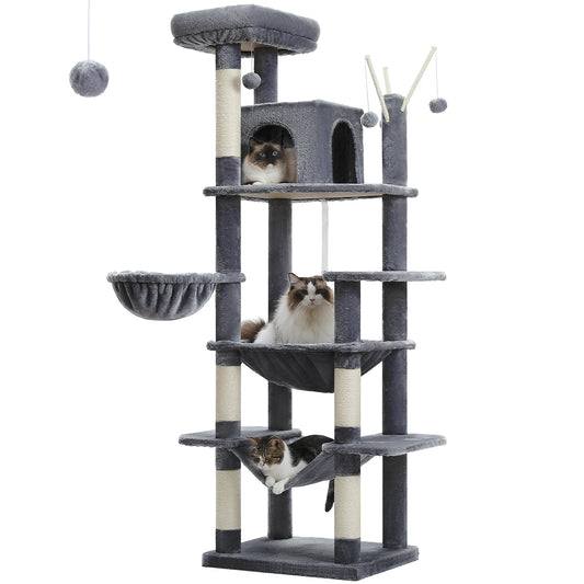 PAWZ Road Multi-Level Cat Tree Tower for Indoor Cats
