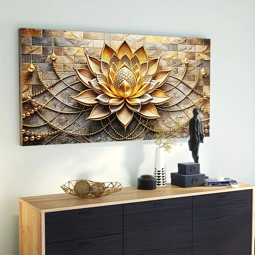 Modern Abstract Floral Canvas Art For Home Interior Decor