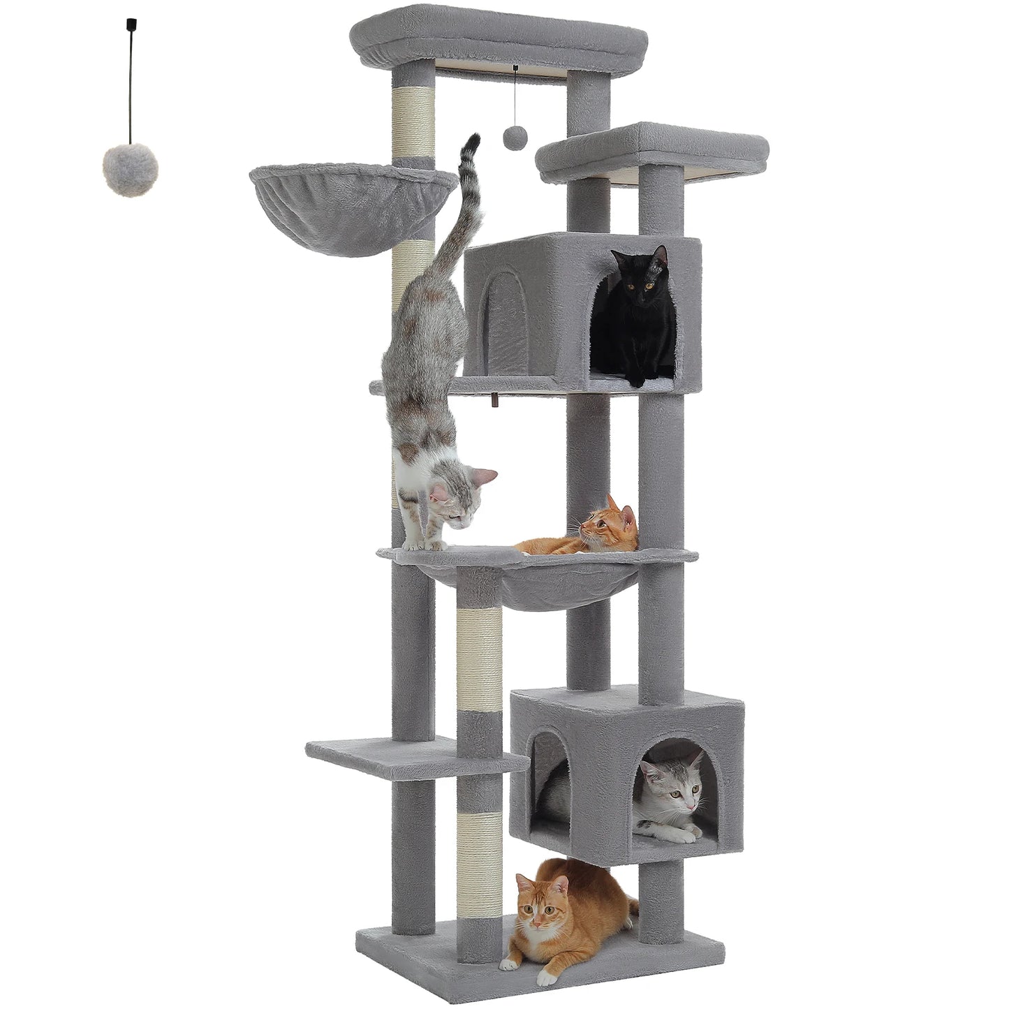 PAWZ Road Multi-Level Cat Tree Tower for Indoor Cats