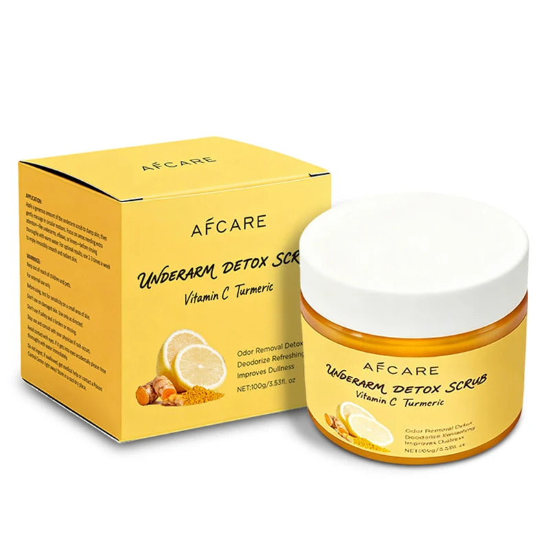 AFCARE Underarm Detox Scrub Turmeric Vitamin C For Dark Spots