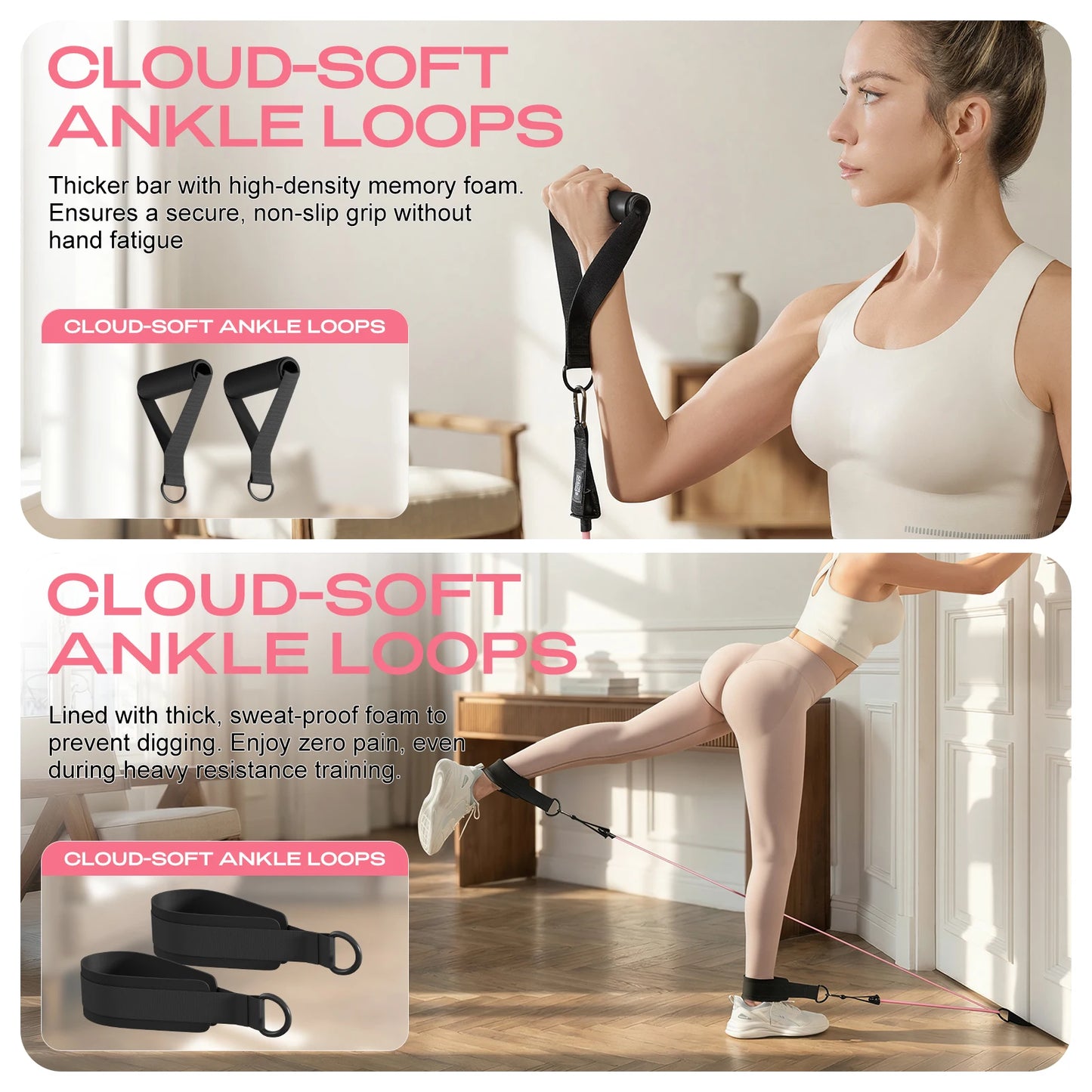 Pilates Bar Kit With Resistance Bands For Home Gym And Full Body Toning