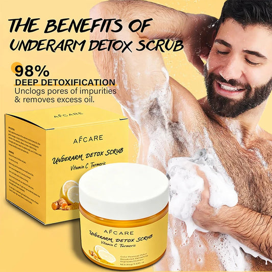 AFCARE Underarm Detox Scrub Turmeric Vitamin C For Dark Spots