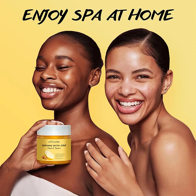 AFCARE Underarm Detox Scrub Turmeric Vitamin C For Dark Spots