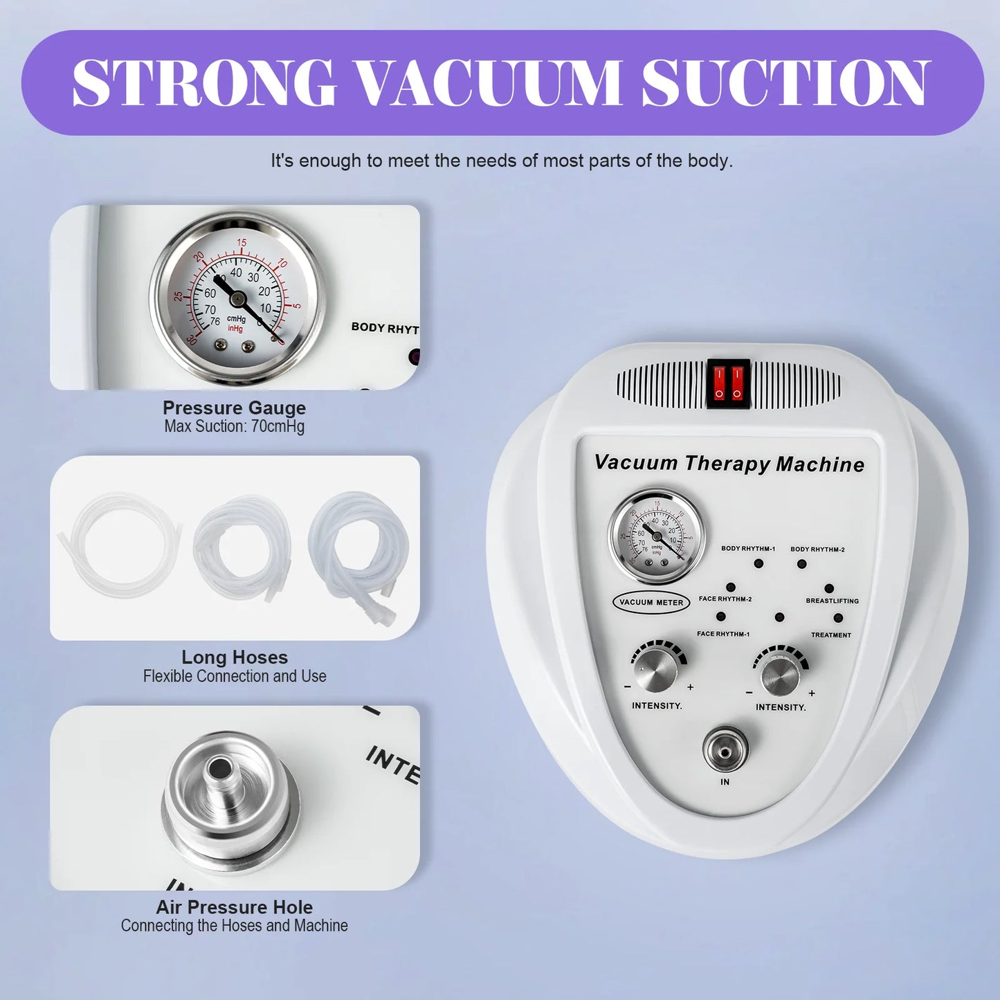 Vacuum Therapy Massage Machine For Body Shaping And Lifting