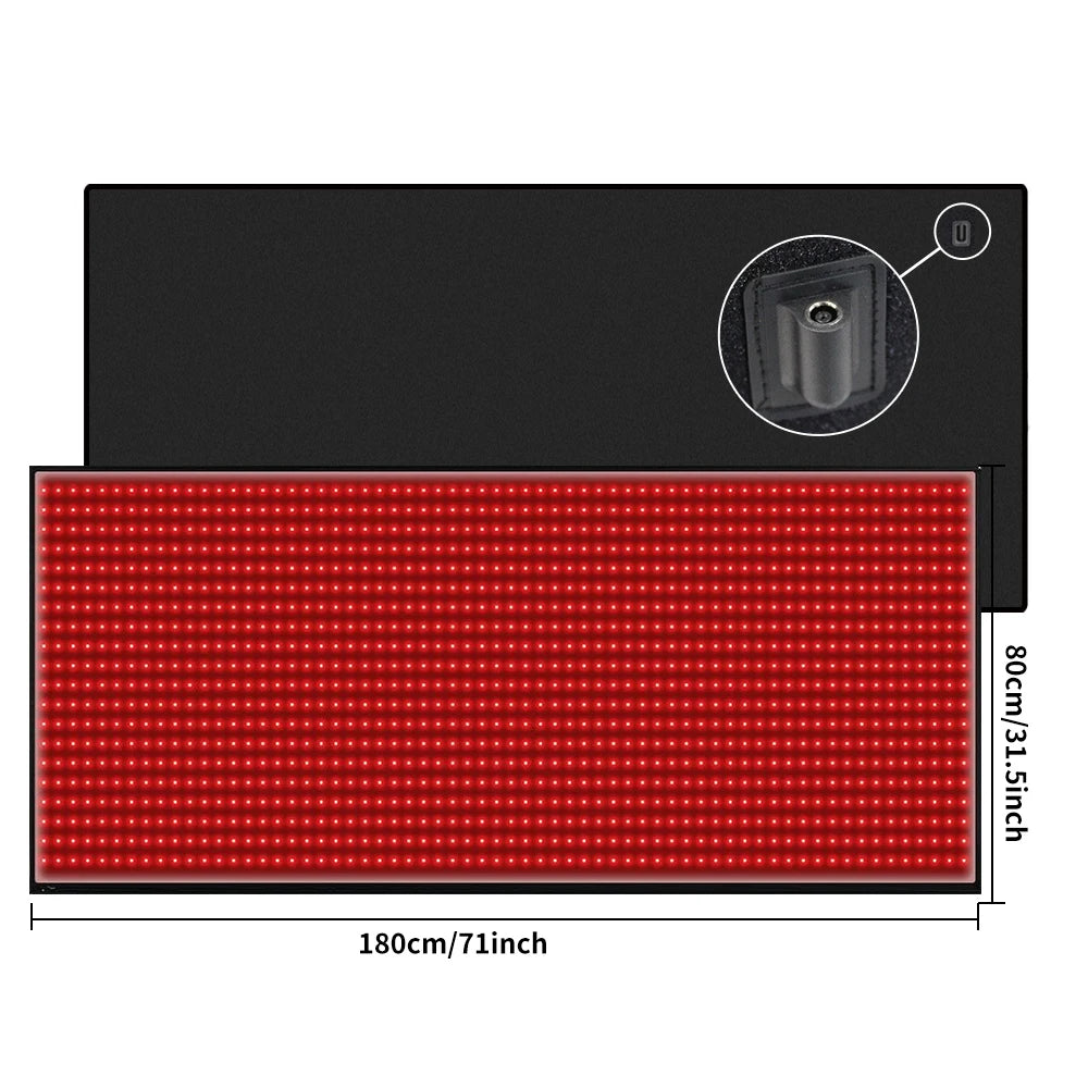 Full Body Red Light Therapy Mat Infrared LED Wellness Blanket