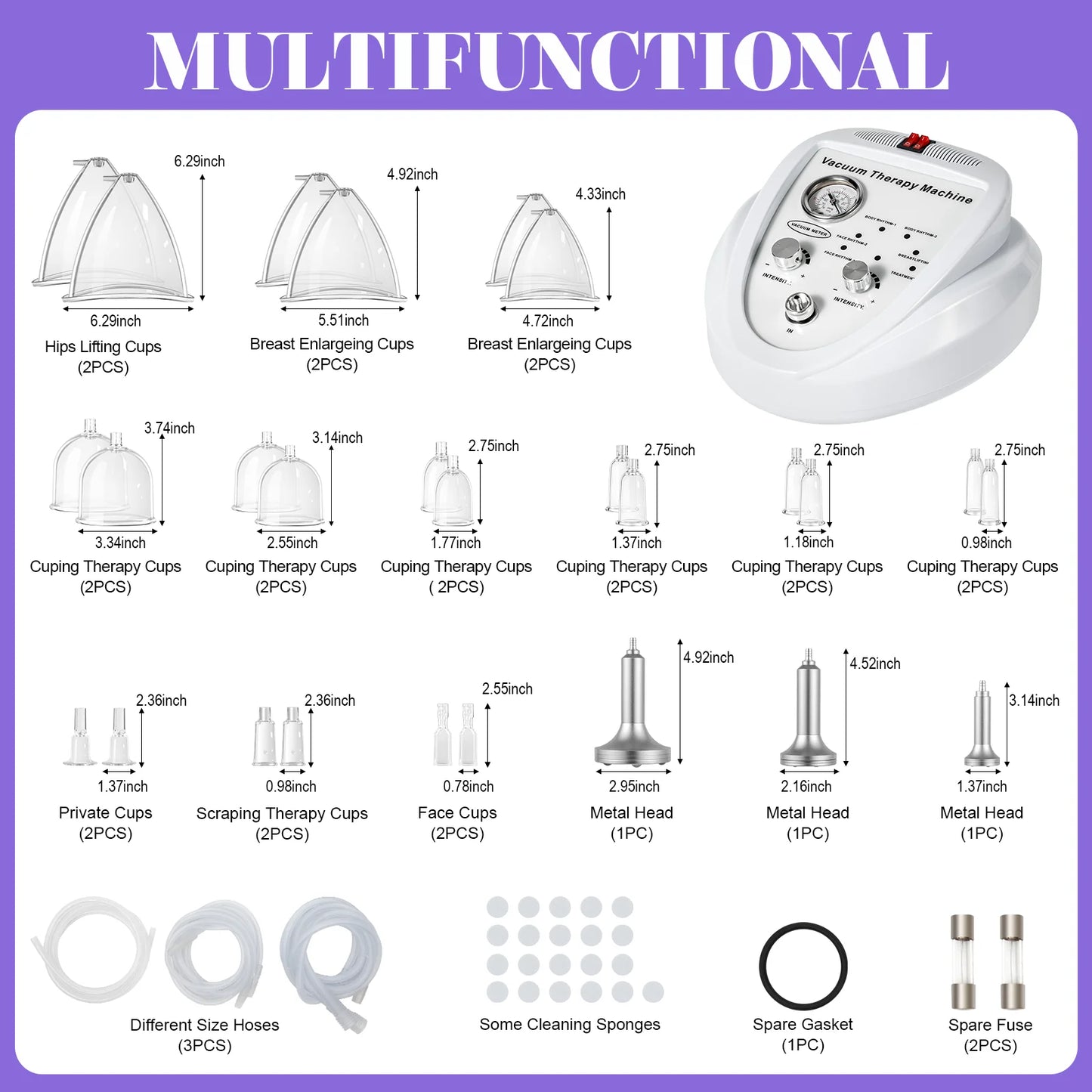 Vacuum Therapy Massage Machine For Body Shaping And Lifting