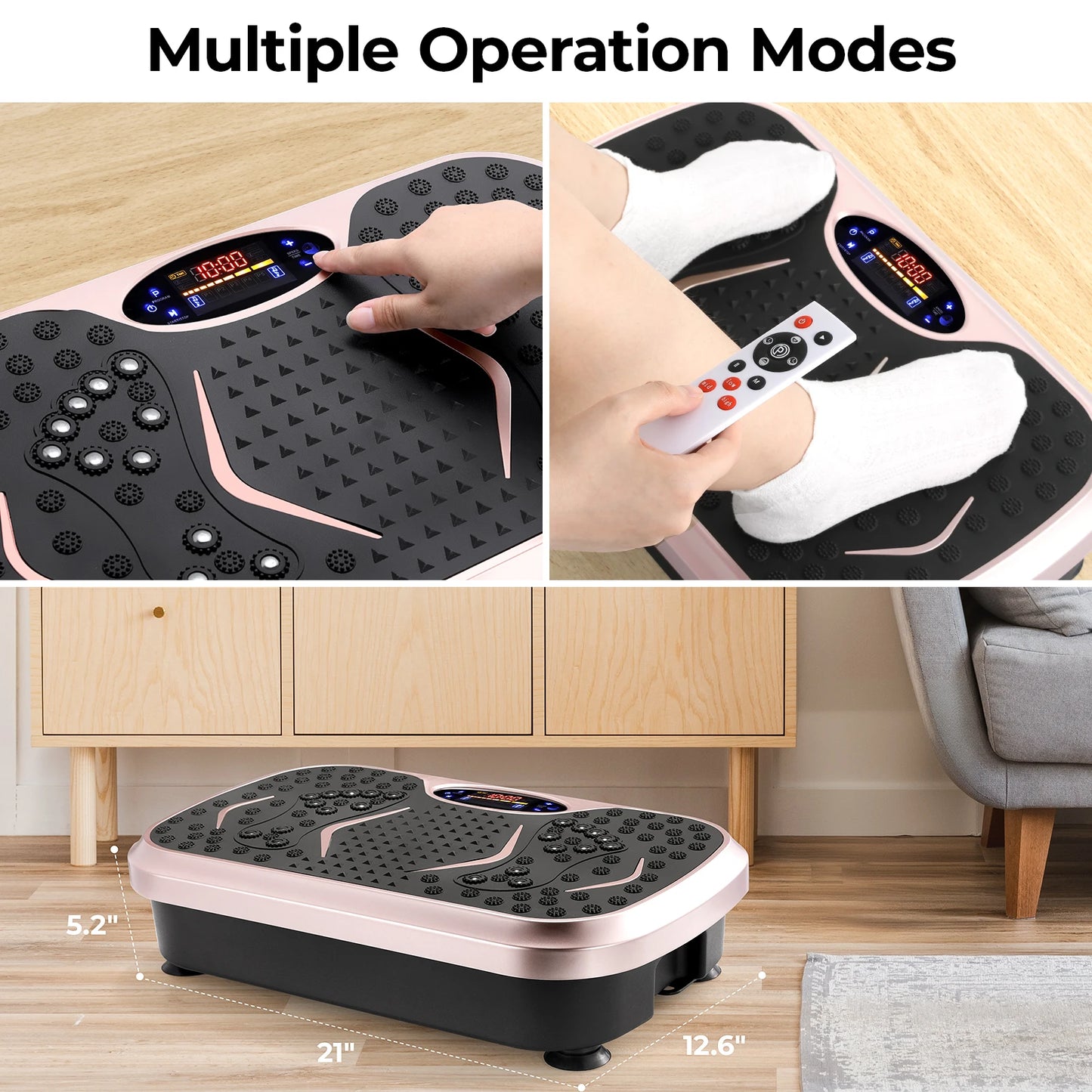 Homfa Vibration Plate Exercise Machine Whole Body Workout
