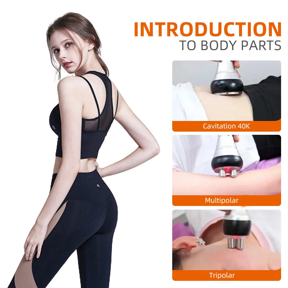 MISSHEART 3in1 Beauty Body Slimming Massager Cavitation Device