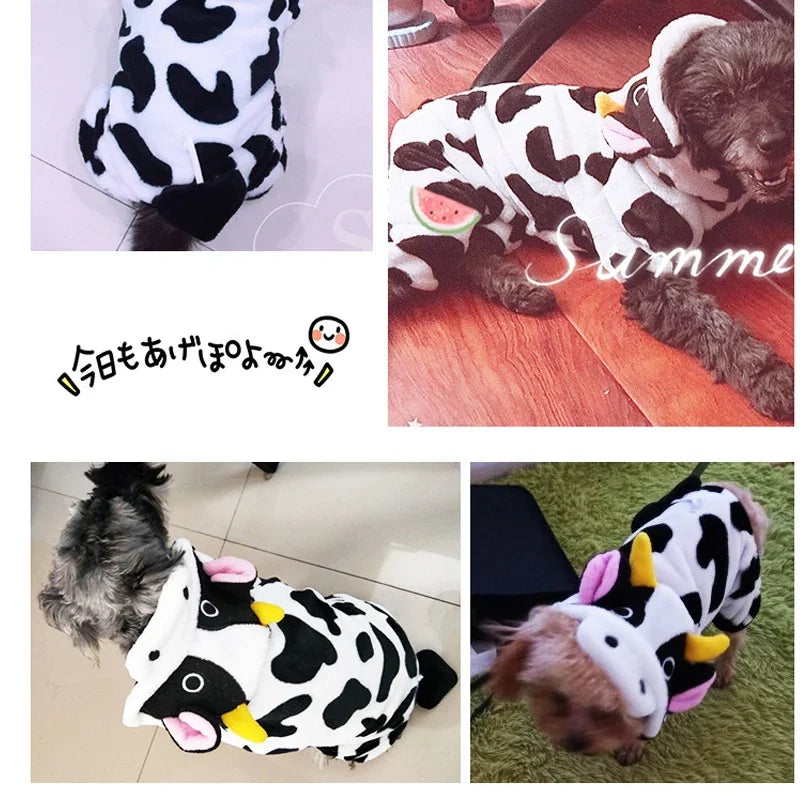 Soft Fleece Dog Jumpsuit For Small Dogs And Puppies