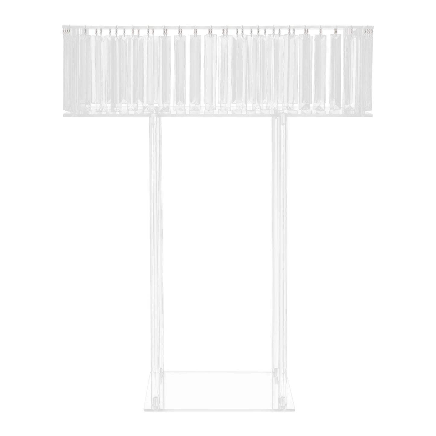 Bymaocar Crystal Flower Stand for Wedding Centerpieces and Displays
