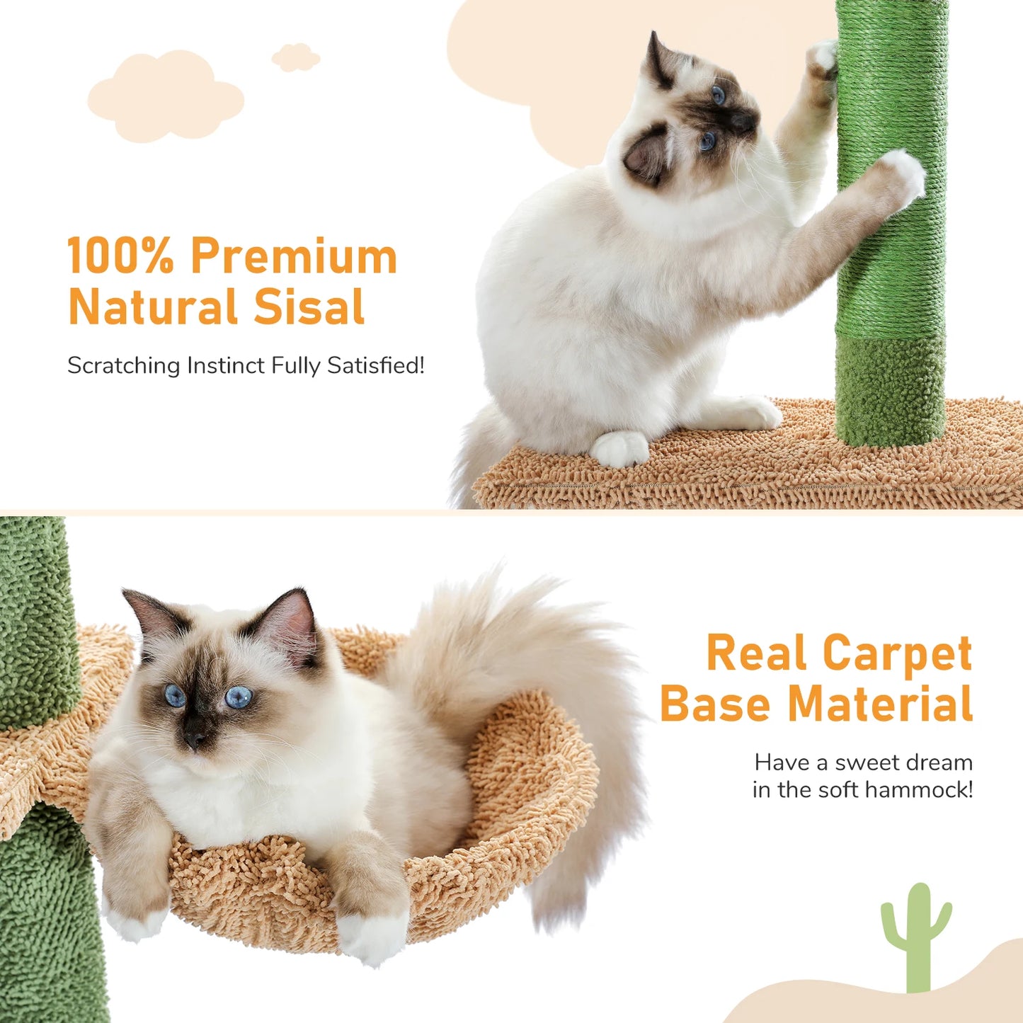PAWZ Road Cat Tree Five Tier Floor to Ceiling Climbing