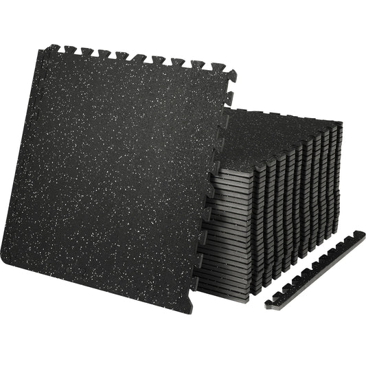 SucceBuy Interlocking Gym Floor Mats EVA Foam Rubber Waterproof